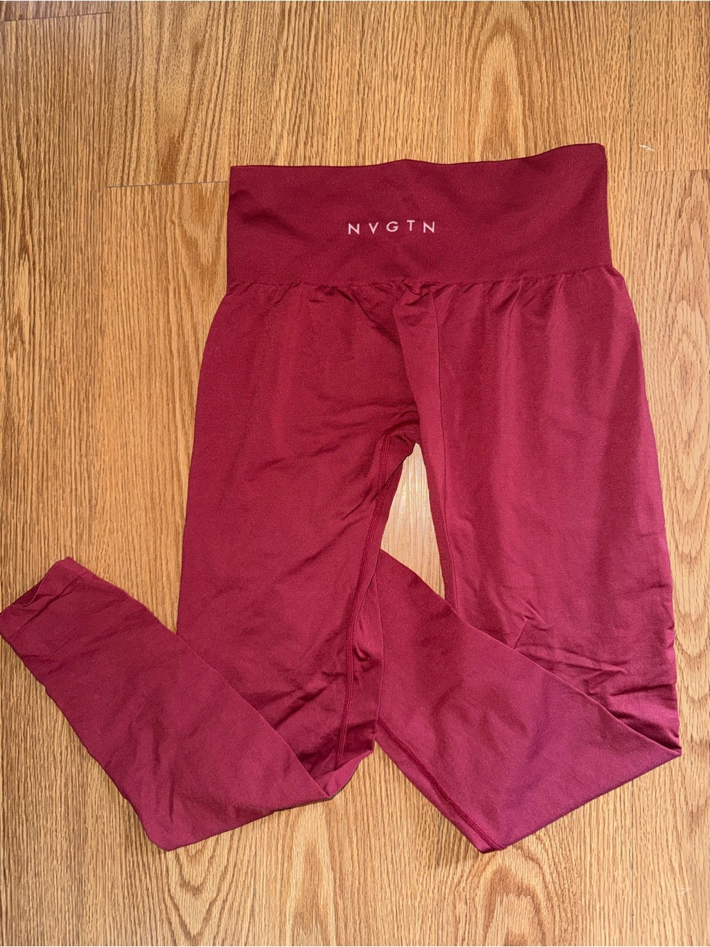 NVGTN high Waist Burgundy Leggings